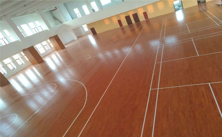 拼接板運動體育地板單層龍骨結構